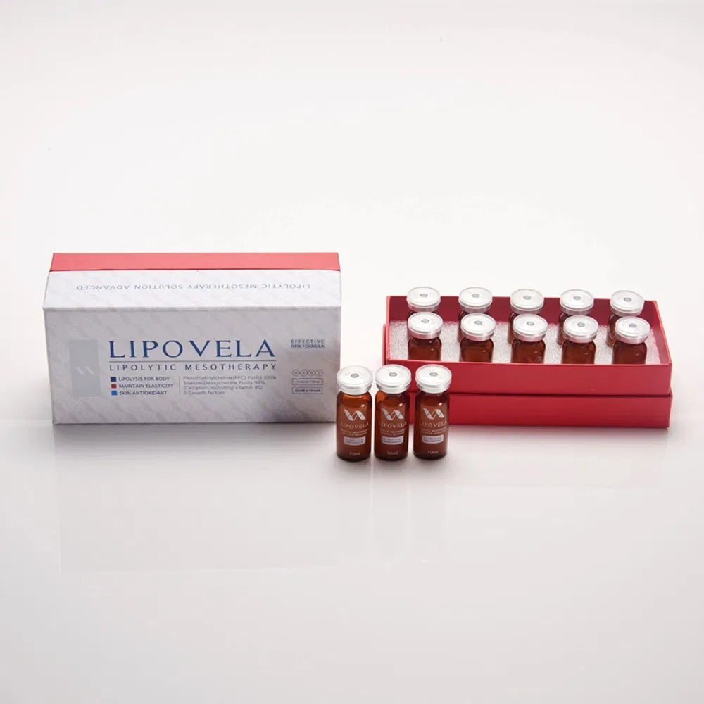 Lipovela PPC Fat Dissolver Solution 10ml × 10 Ampoules – All-Over Body Fat Dissolving Injection