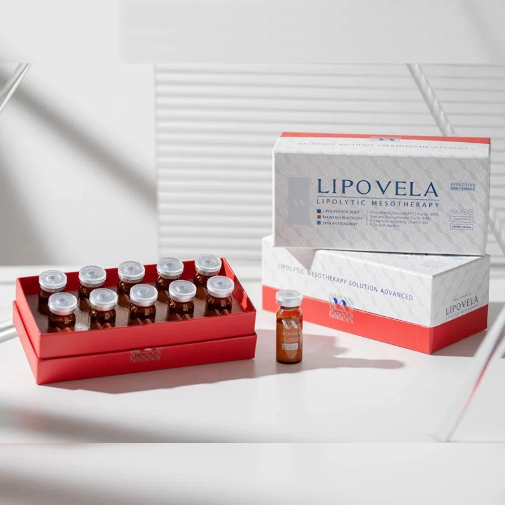 Lipovela PPC Fat Dissolver Solution 10ml × 10 Ampoules – All-Over Body Fat Dissolving Injection