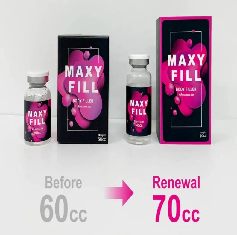 Maxy Fill 70ml – Premium Hyaluronic Acid Dermal Filler for Breast, Buttock & Hip Augmentation