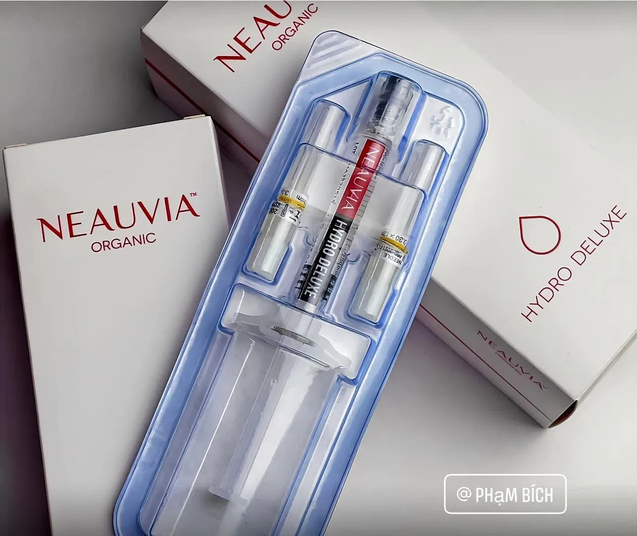 Neauvia Dermal Filler Skin Enhancer – Organic Hydration, 2×2.5ml Vials, Mesotherapy Deluxe, Intense Hyaluronic Acid