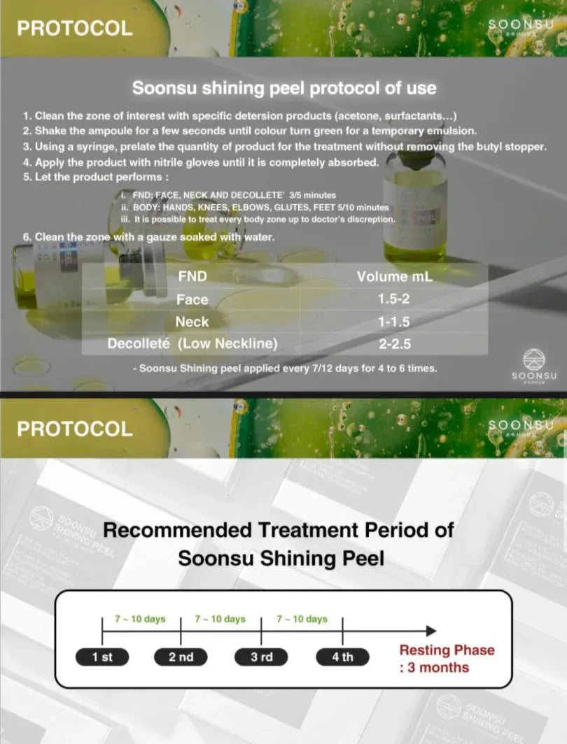 New Soonsu Shining TCA + Retinol Peeling – Anti-Acne Chemical Peel Facial Treatment