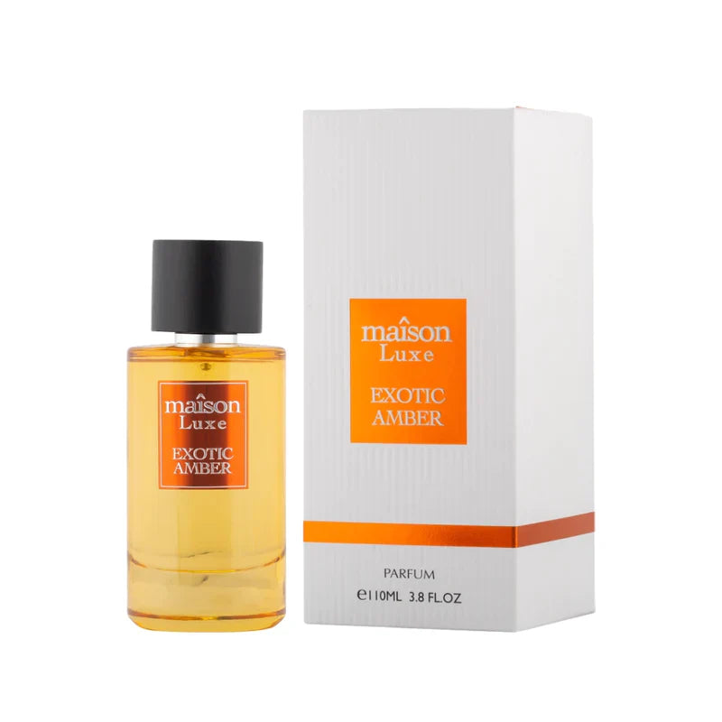 Maison Luxe Exotic Amber EDP – Luxurious Amber Fragrance by Hamidi
