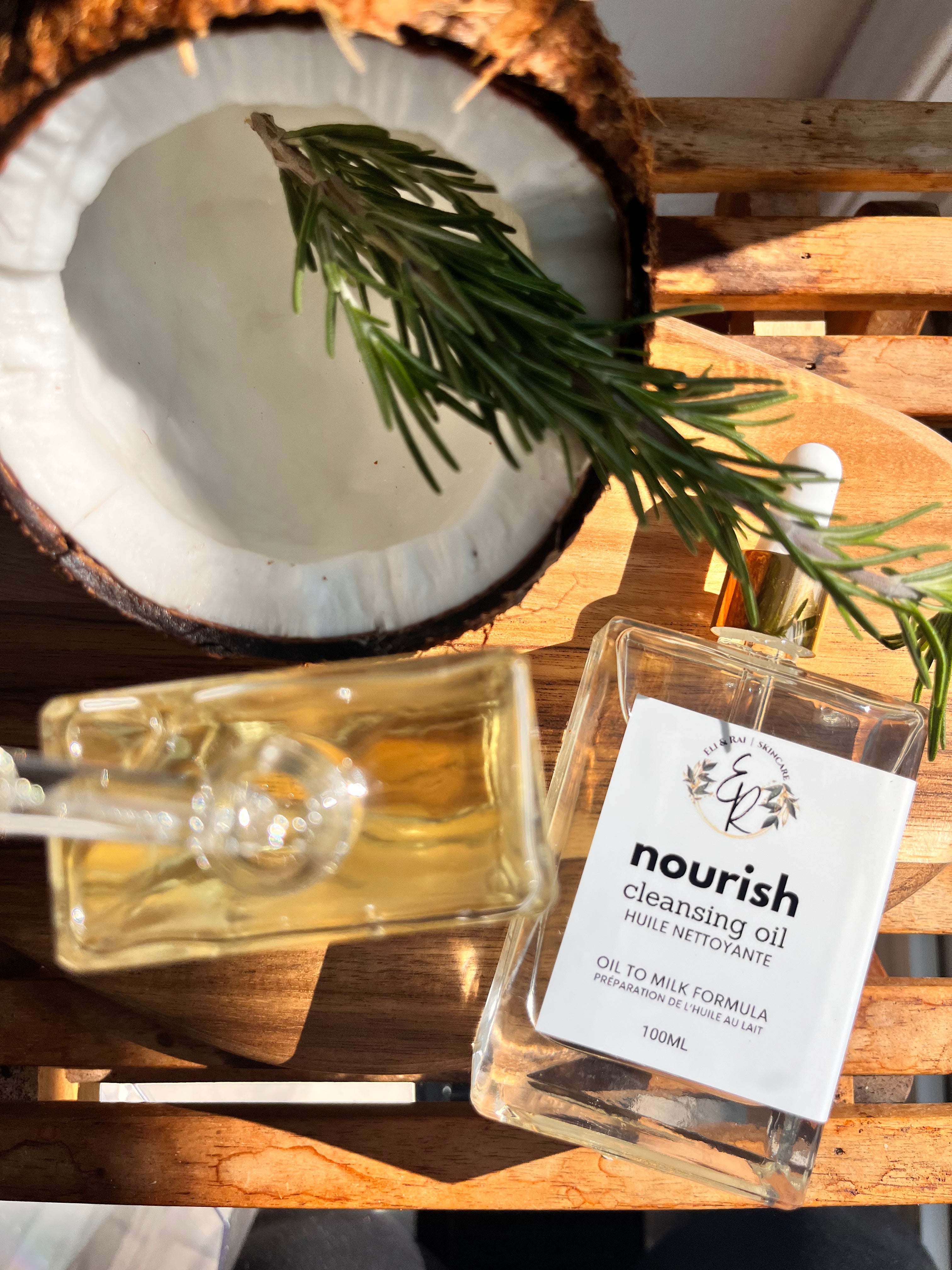 Nourish Cleansing Oil – Sweet Almond & Grapefruit, Hydrating Makeup Remover