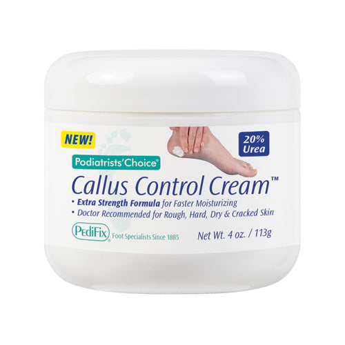 Podiatrists' Choice Callus Control Cream 4 oz – Softens & Smooths Feet