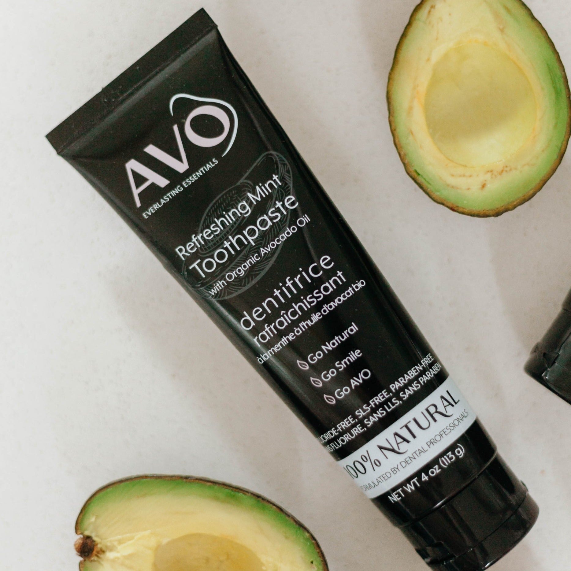 Refreshing Mint Toothpaste with Organic Avocado Oil