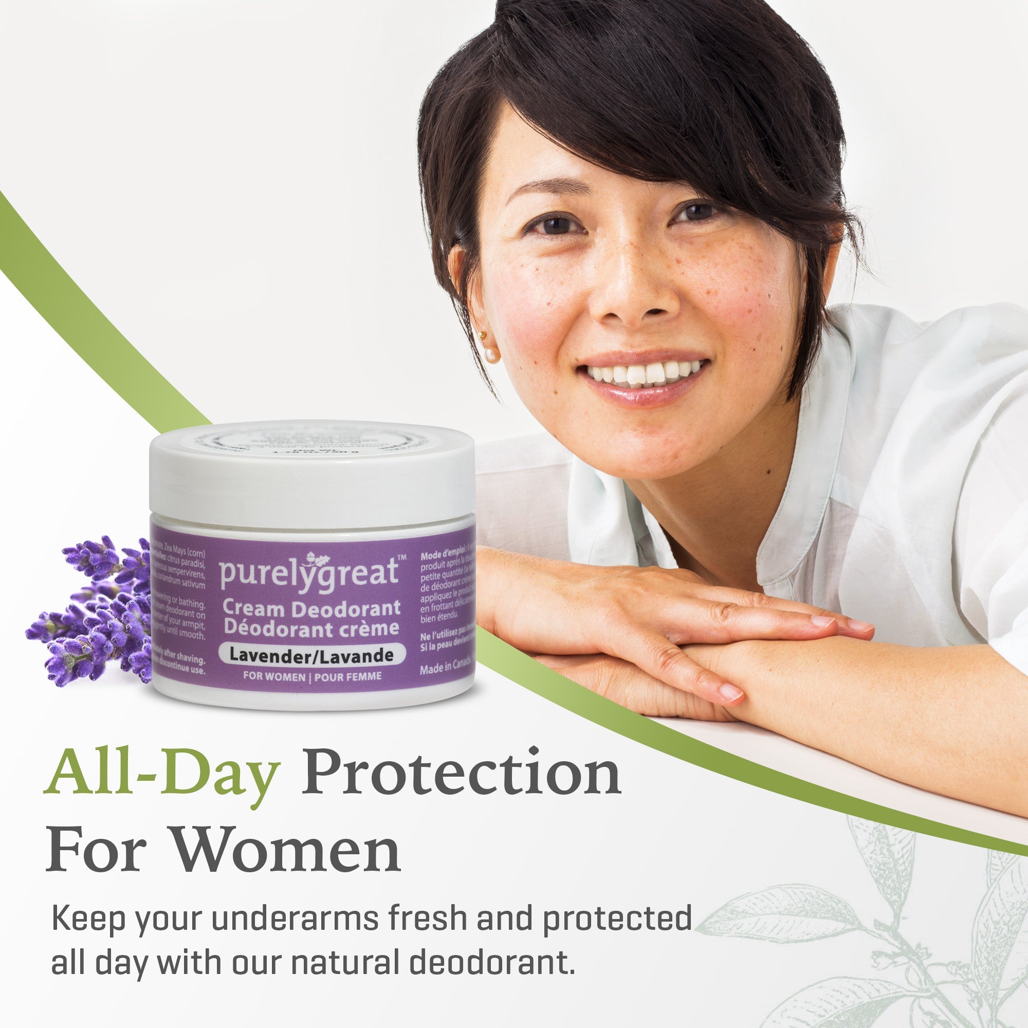 Lavender Cream Deodorant - Aluminum Free