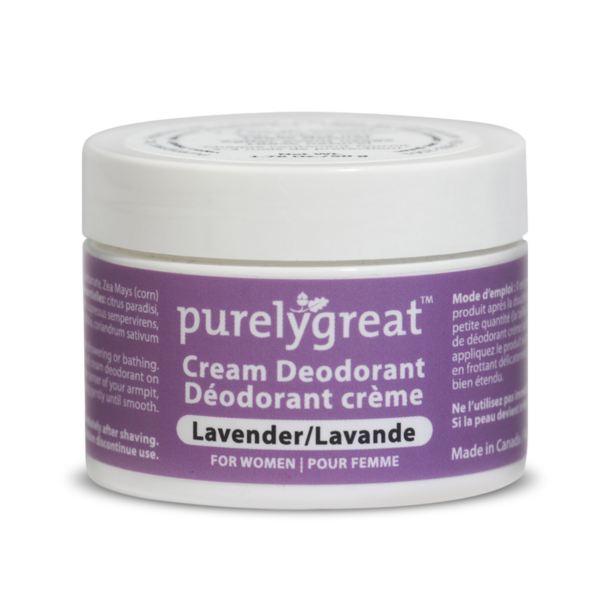Lavender Cream Deodorant - Aluminum Free