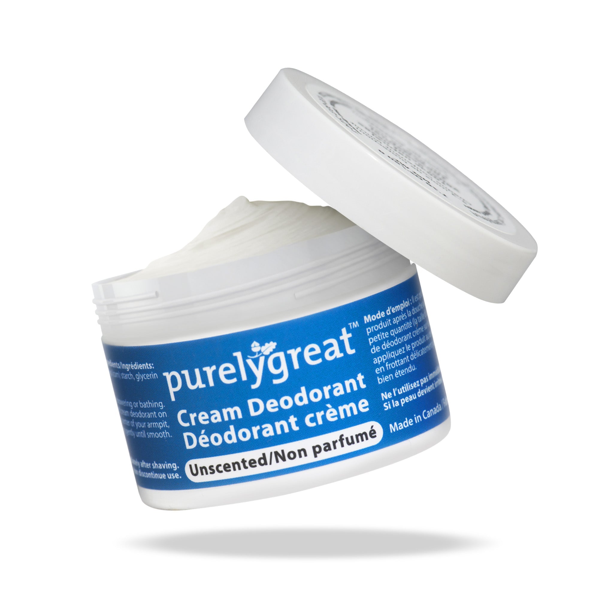 Unscented Cream Deodorant - Aluminum Free