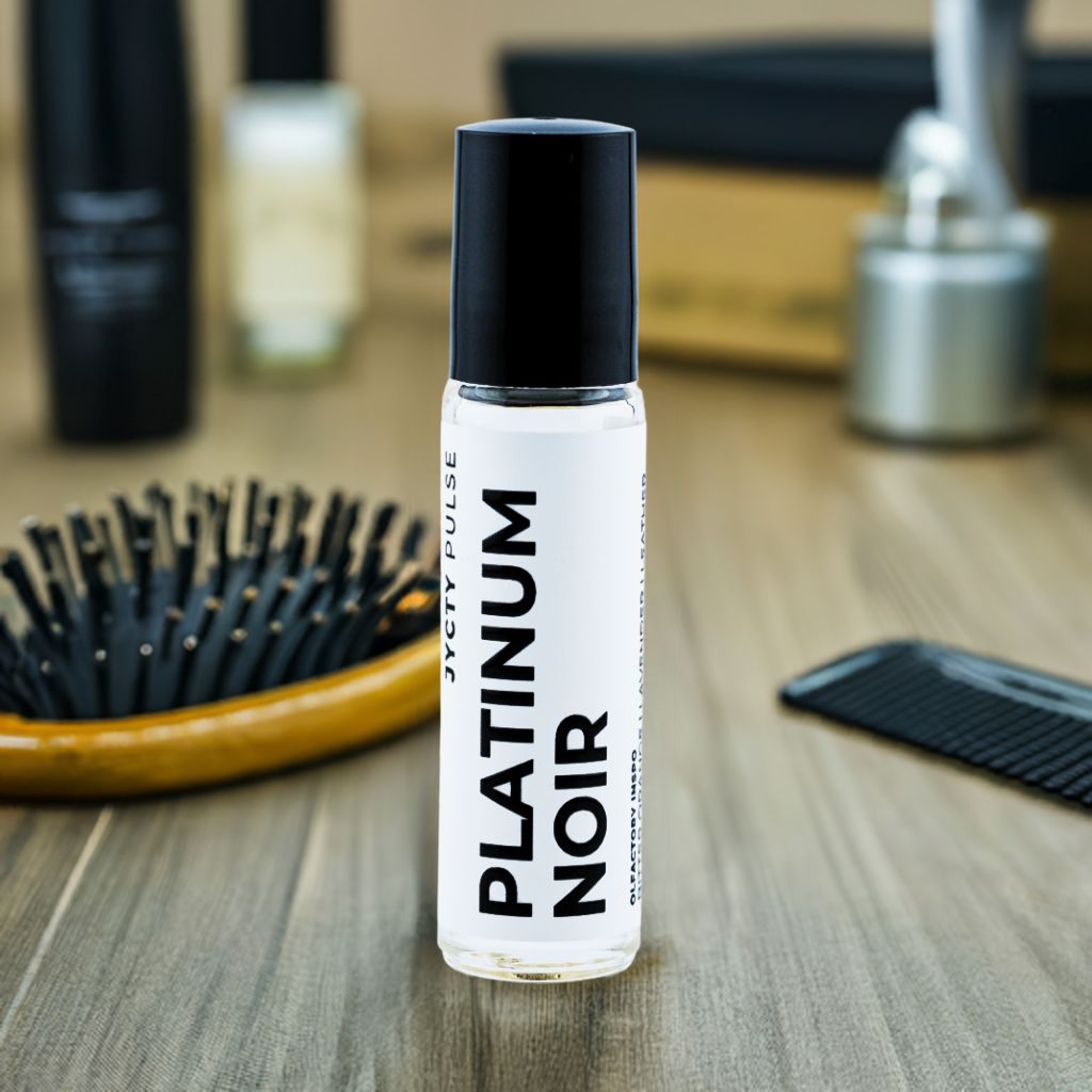 PLATINUM NOIR Perfume Oil – Inspired by At The Barber's, 10ml Roll-On