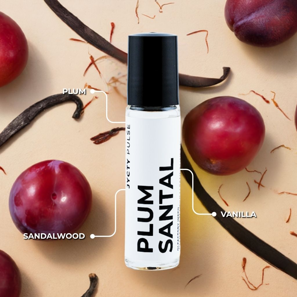 PLUM SANTAL Perfume Oil – Inspired by Andy Warhol, 10ml Roll-On