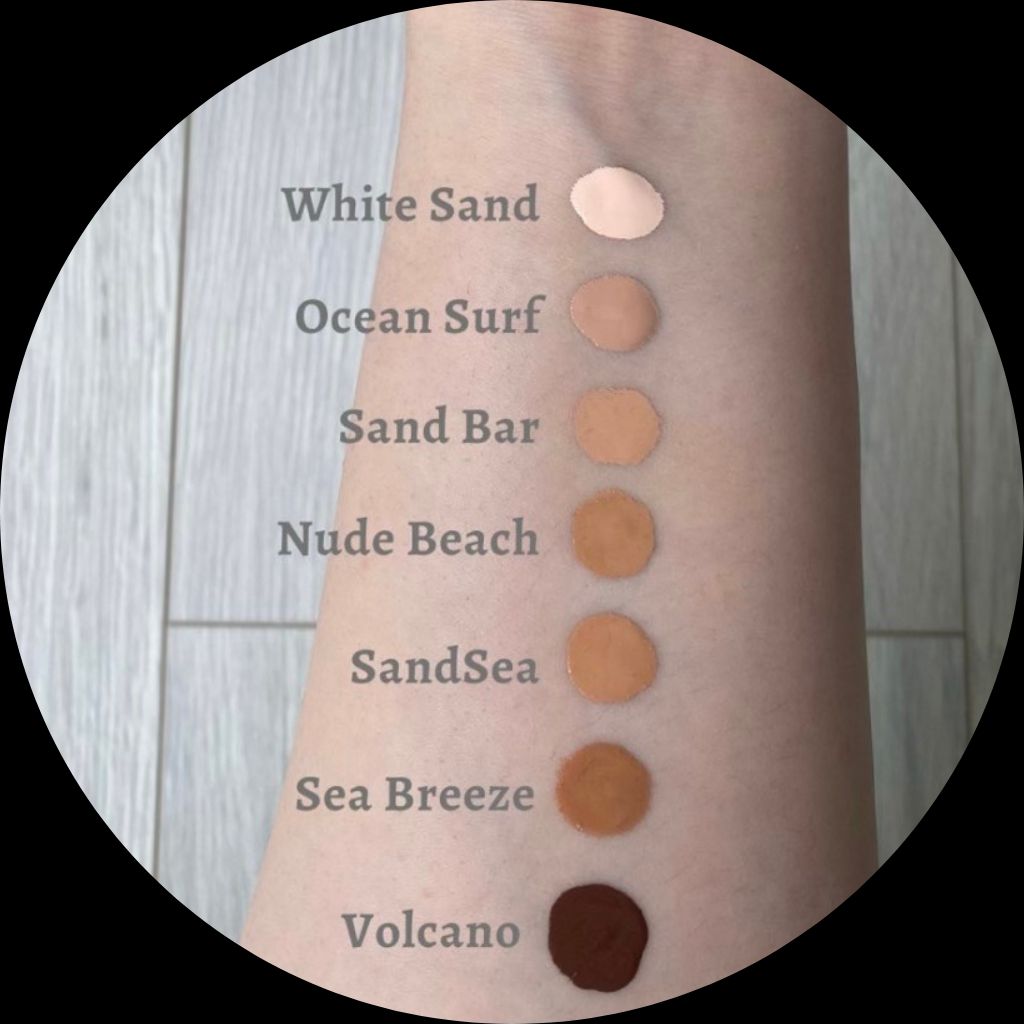 Island Goddess Prep, Prime & Powder Foundation – 3-in-1 Pore-Reducing, Shine-Control, Water-Resistant Makeup