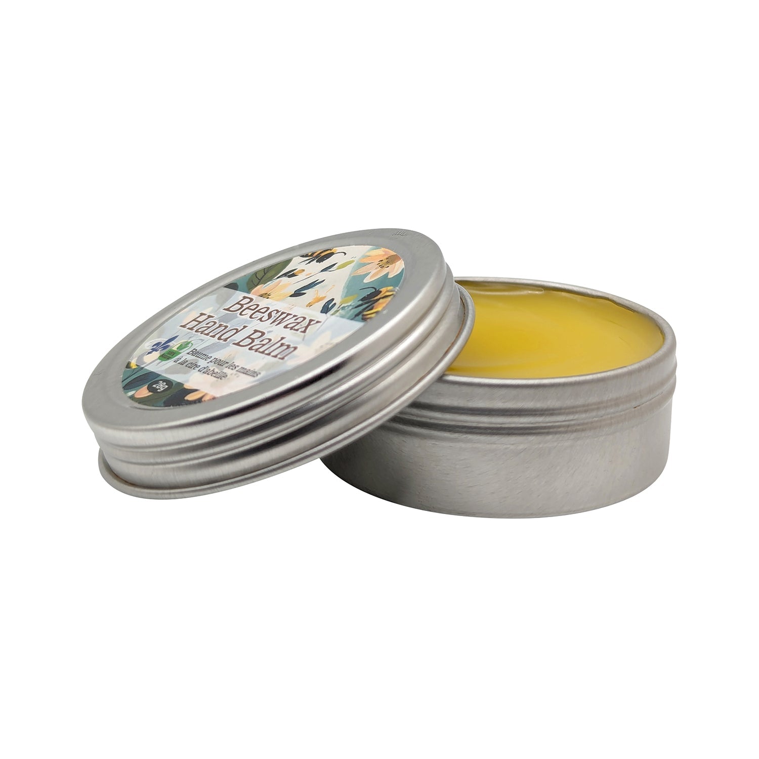 Beeswax Balm – Honey-Infused Moisturizer for Lips, Hands, Feet & Skin, Portable Tin