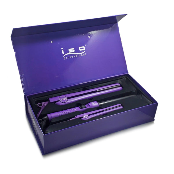 Complete Styling Set: 1.25 Iron, 25-18mm Tapered Twister, Mini 0.5 Iron, Glove & Magnet Box
