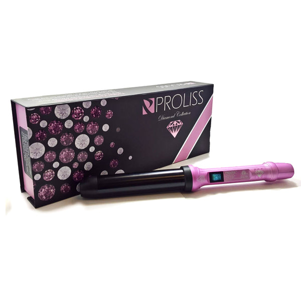 32mm Clipless Curling Iron with Cool Tip, Protective Glove, and Magnet Box