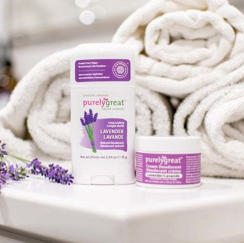Lavender Stick Natural Deodorant - Aluminum Free
