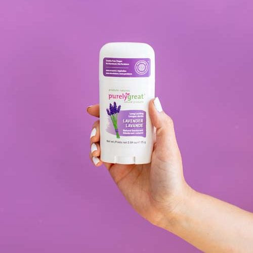 Lavender Stick Natural Deodorant - Aluminum Free