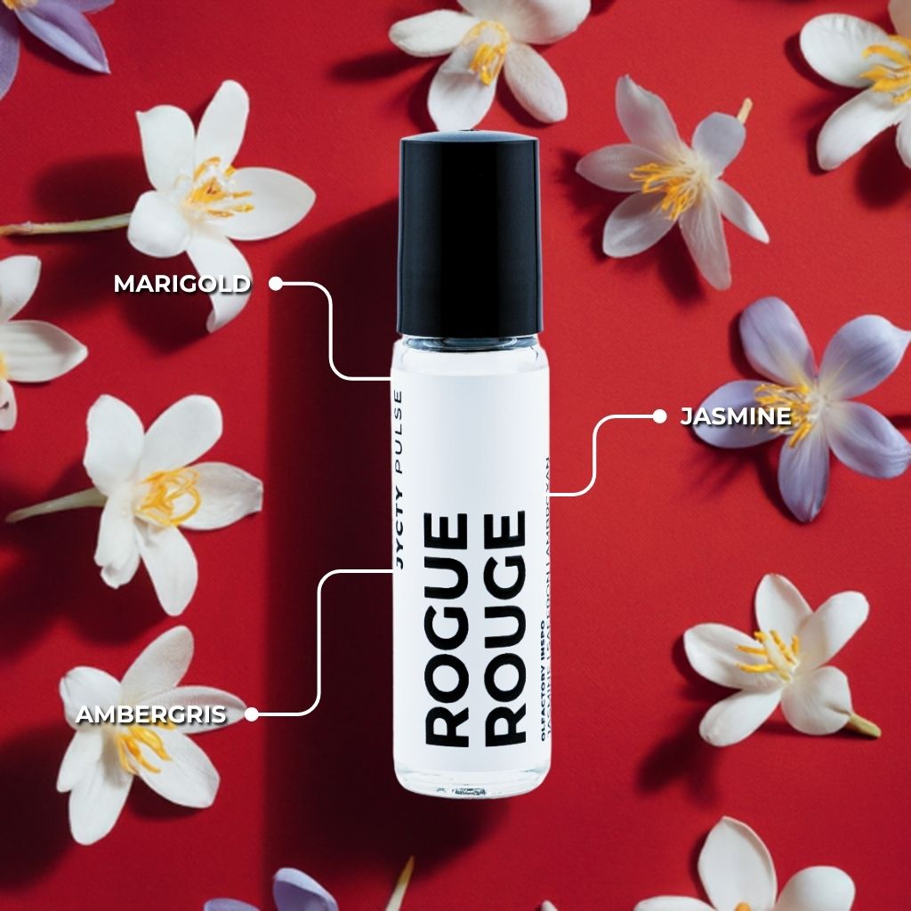 ROGUE ROUGE Perfume Oil – Inspired by Baccarat Rouge 540, 10ml Roll-On