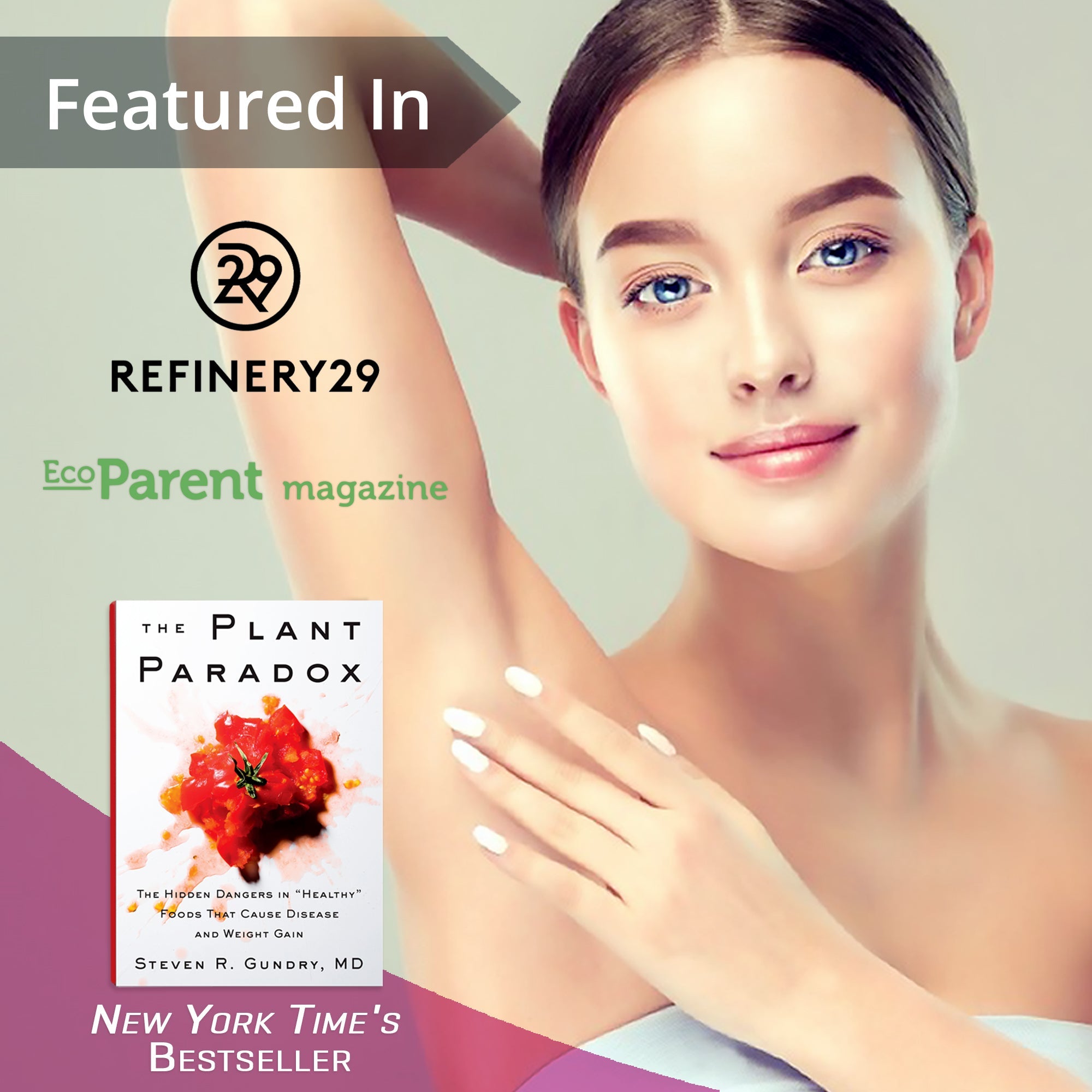 Floral Cream Natural Deodorant - Aluminum Free