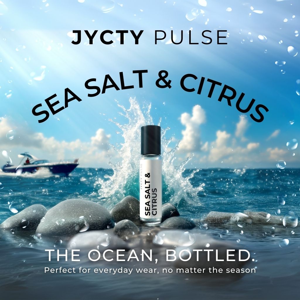 SEA SALT & CITRUS Perfume Oil – Inspired by Wood Sage & Sea Salt, 10ml Roll-On