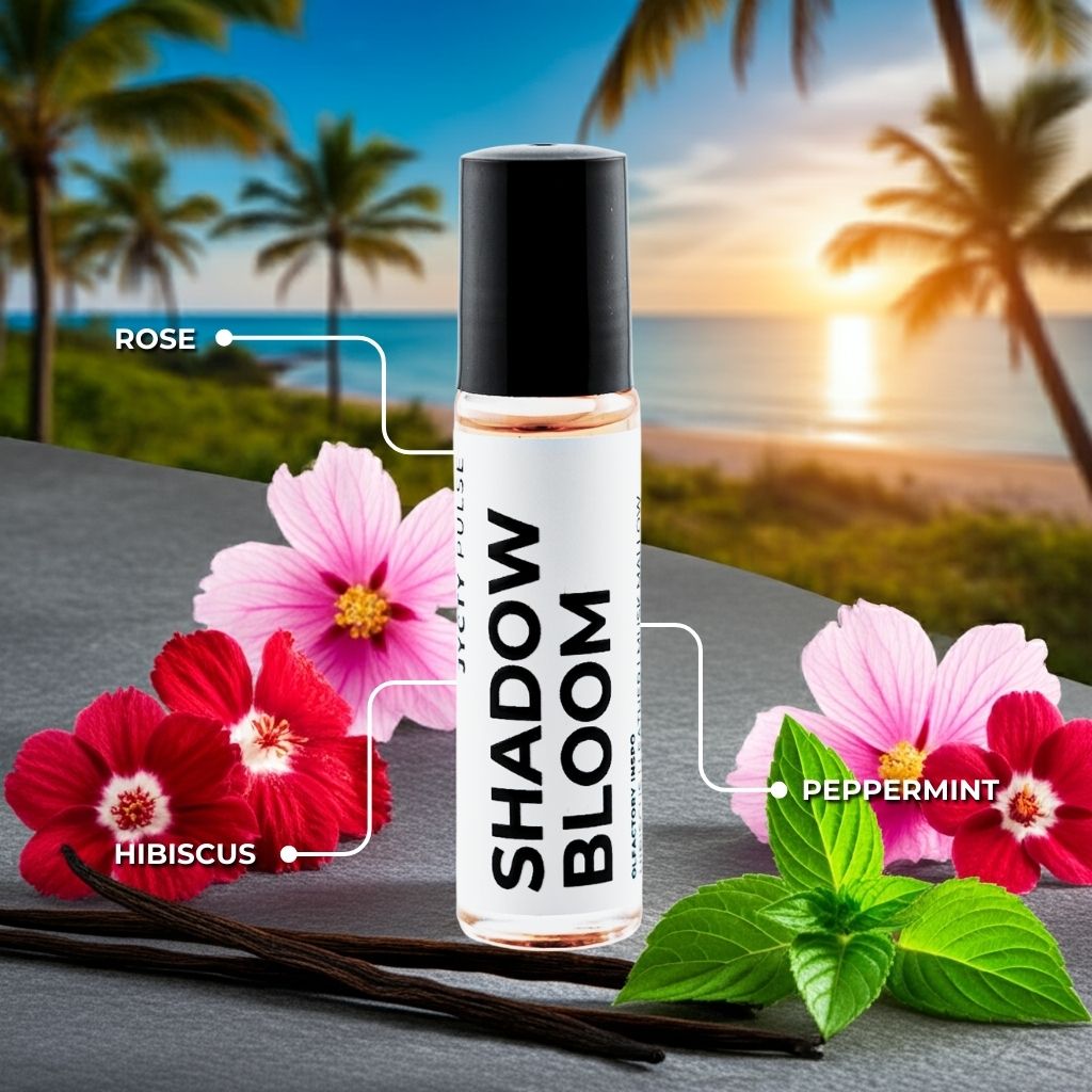 SHADOW BLOOM Perfume Oil – Inspired by Hibiscus Mahajad, 10ml Roll-On