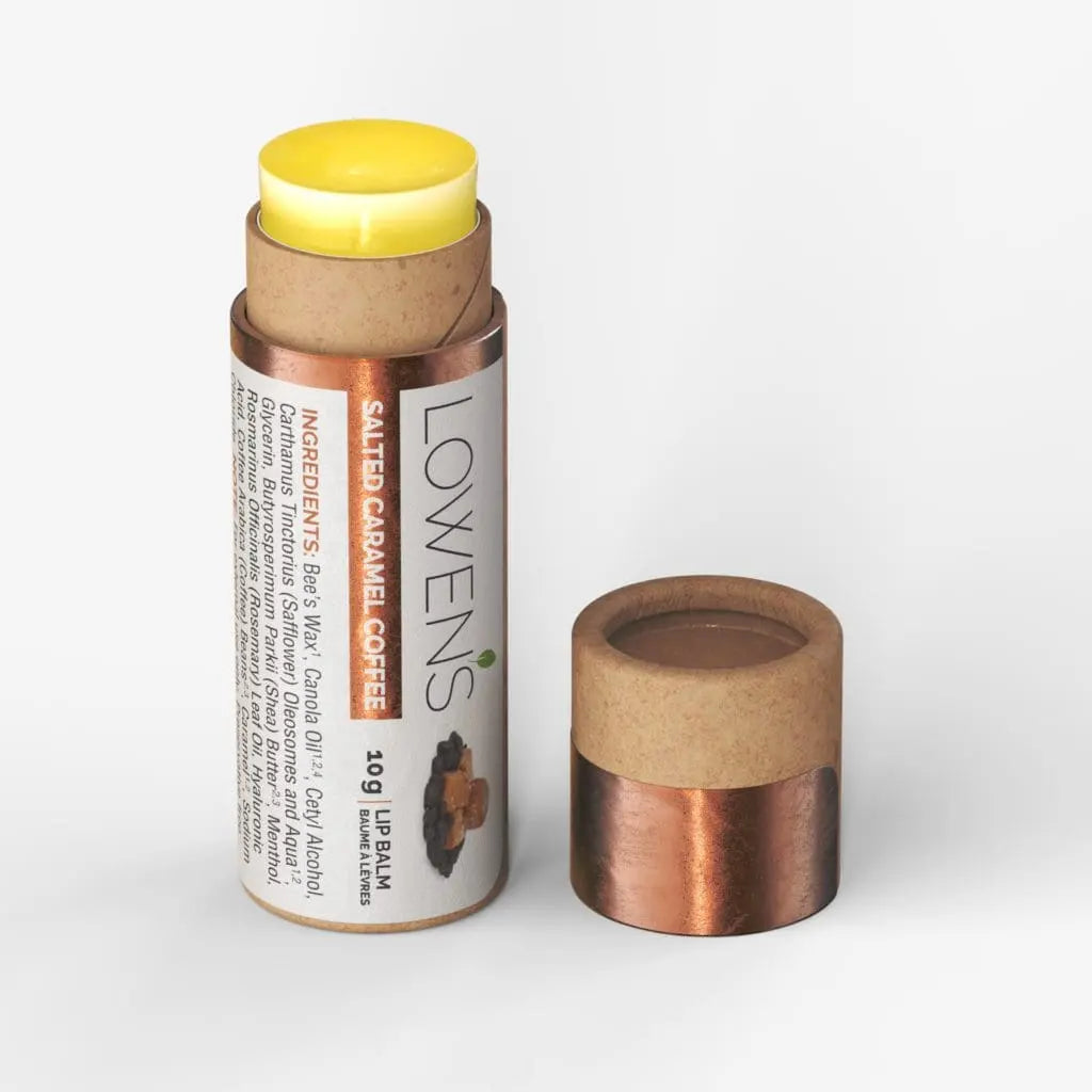 Salted Caramel Coffee Bean Lip Balm – EWG Verified & Cruelty-Free