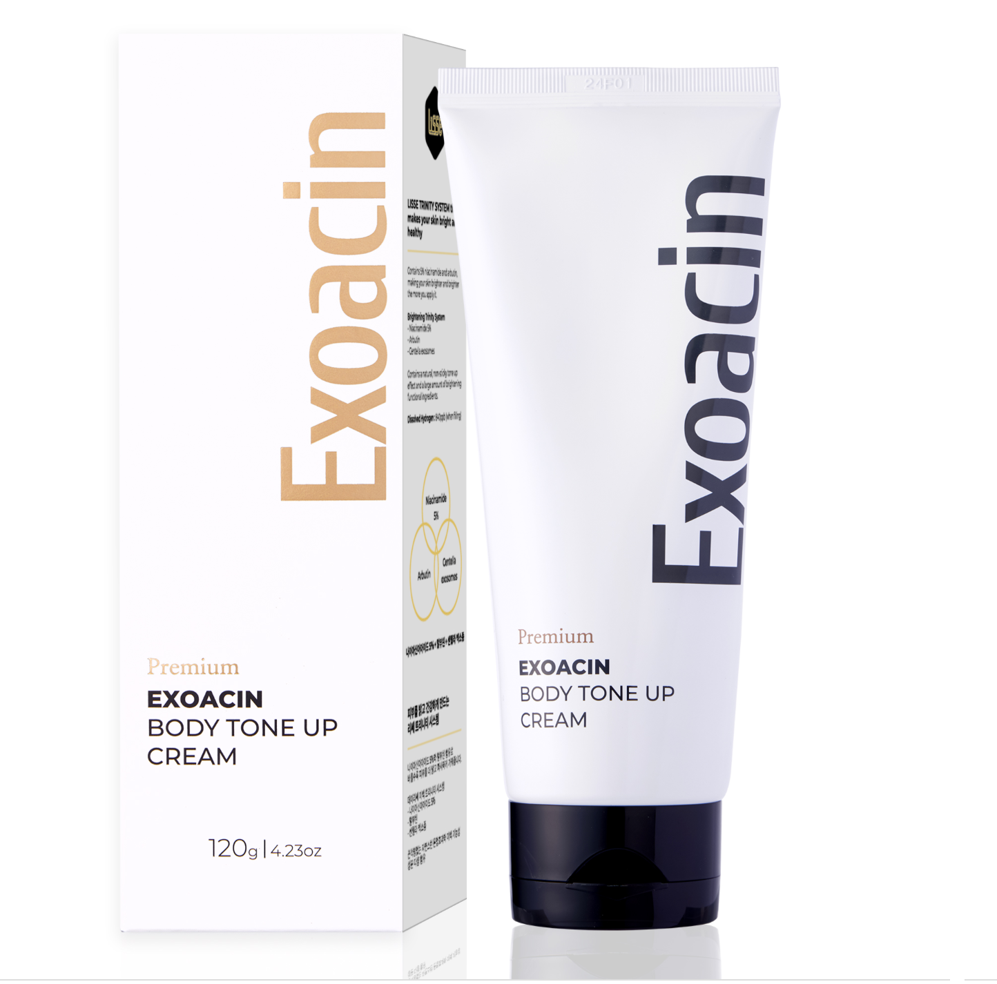 Lisse Exoacin Body Tone-Up Cream (120g) | Brightening & Smoothing Body Care