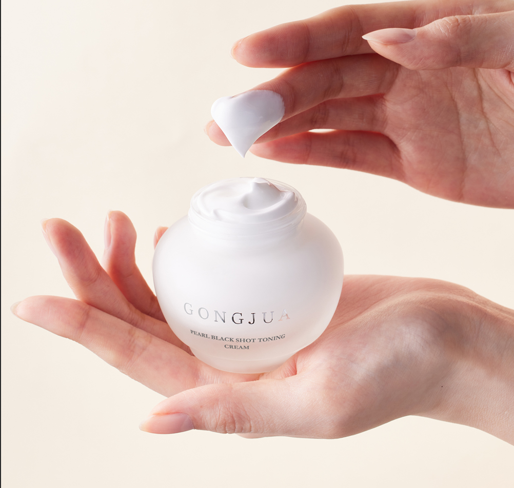 Gongjua Pearl Black Shot Toning Cream (50g) | Brightening & Tone-Correcting Moisturizer