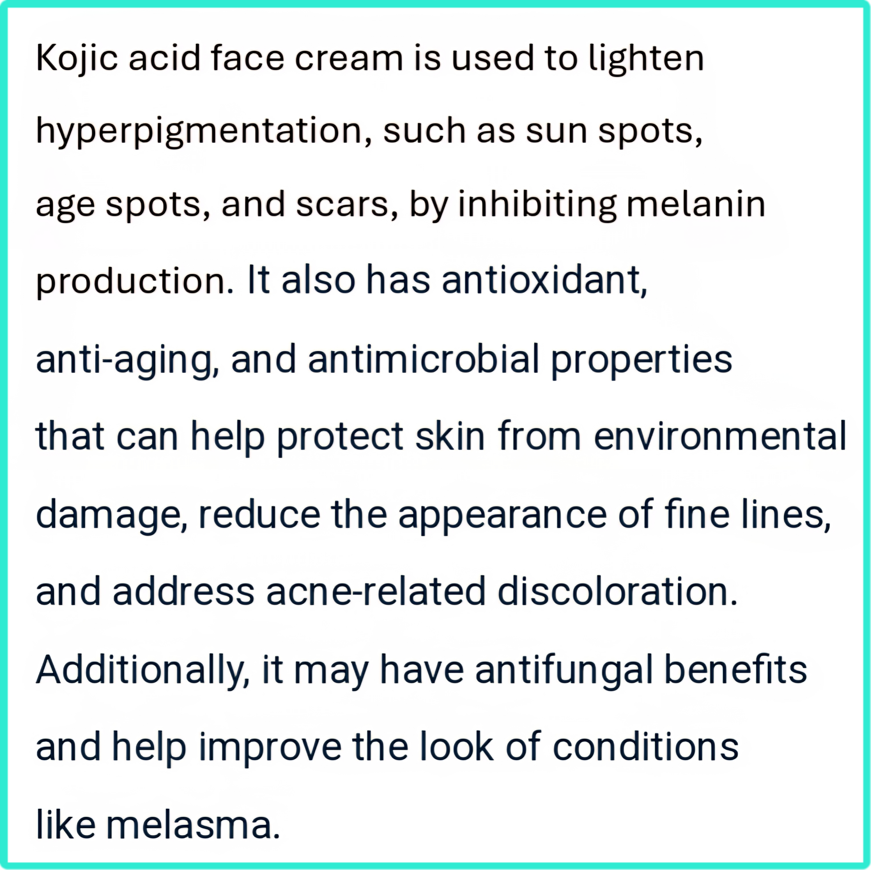 All Natural Kojic Acid Skin Butter – Brightening Care For Dark Spots, Scars & Sun-damaged Skin