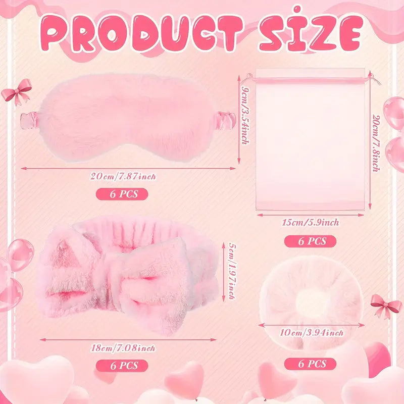 Slumber Party & Sleepover Spa Headband – Fun Animal, Cartoon & Star Patterns