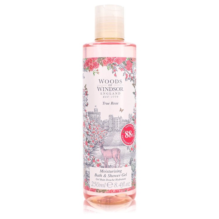 True Rose Perfume By Woods of Windsor Shower Gel- Free Shipping