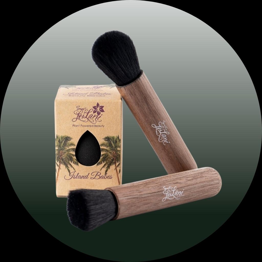 Island Babes Trio Of Tools – Professional Makeup Brush & Sponge Set