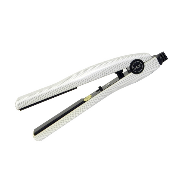 Precision Heat: Ceramic Plate Flat Iron with Temp Control & Magnet Box