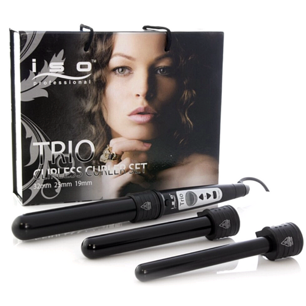 Ultimate Precision: 19mm, 25mm, 32mm Flat Iron Bundle with LCD Temp Control, Cool Tip & Magnet Box
