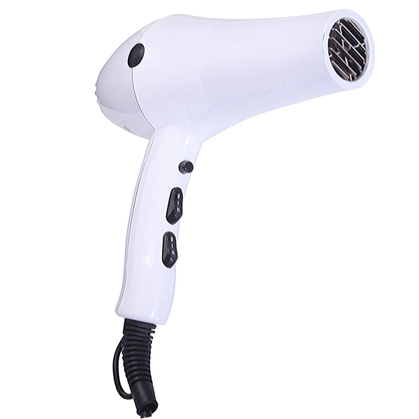 1875W AC Motor Hair Dryer with Cool Shot, 2 Nozzles, ALCI Plug, Magnet Window Box