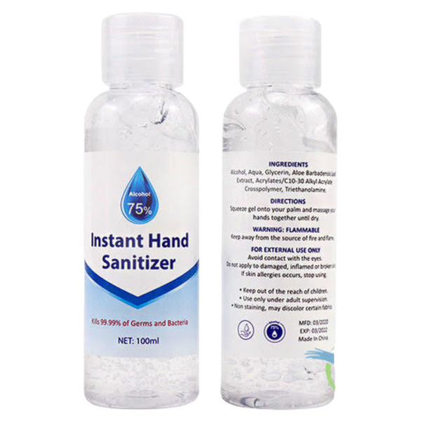 Compact Clean: 100ml Hand Sanitizer for On-the-Go Protection