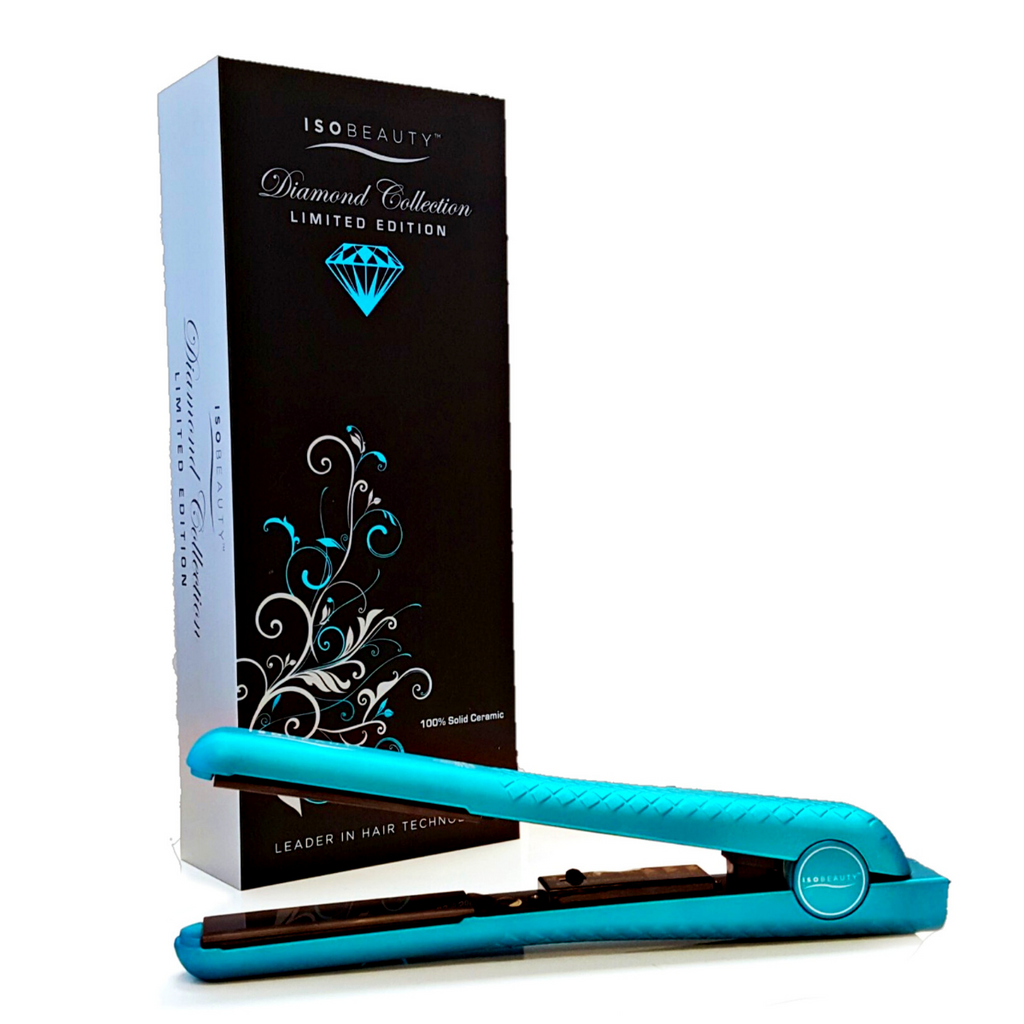 1.25 Ceramic Plates Temp Control Soft Touch Material Magnet Box Diamond Collection | Flat Iron