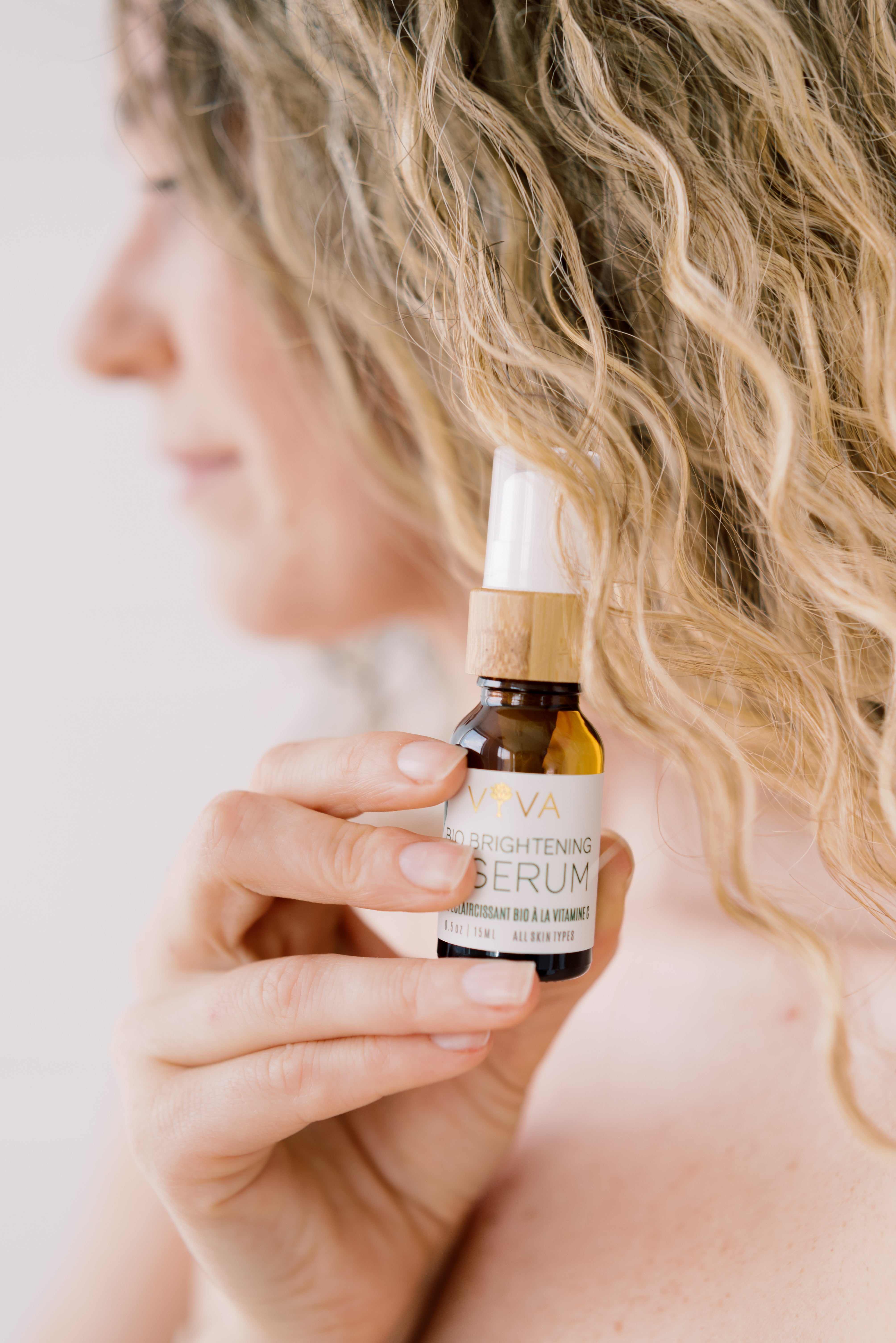 Bio Brightening C Serum - Vitamin C Face Serum with Rosehip & Argan Oil