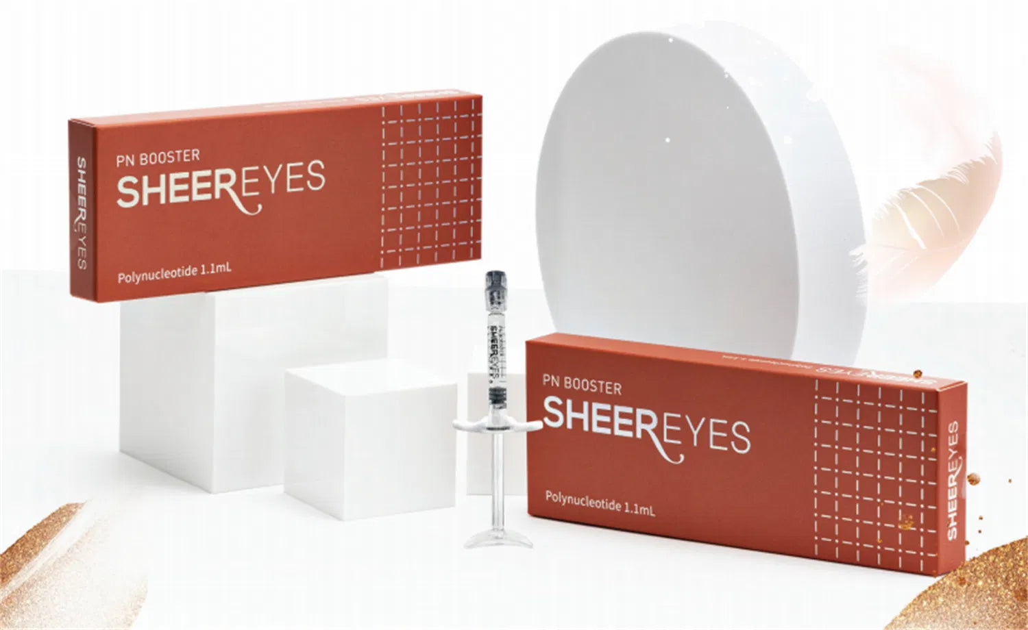 Wholesale Price PN Booster Sheer Eyes Polynucleotide Dark Circle & Eye Bag Treatment for Under-Eye Wrinkles – Richesse, Lumi, Ami Eyes