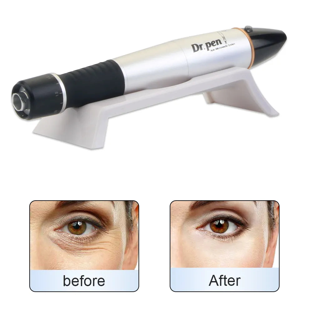 A1C Dr. Pen – Adjustable Microneedling Device for Anti-Aging, Acne Scars & Skin Rejuvenation