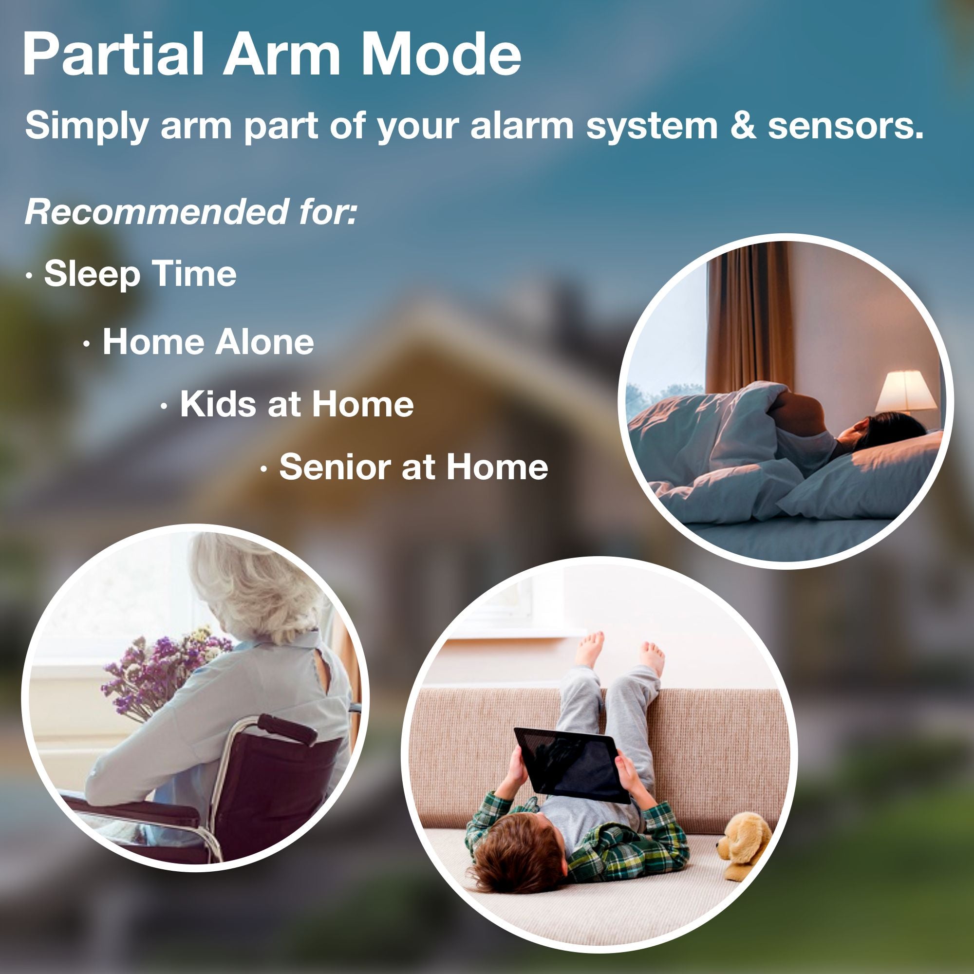 Alarm System & Security Camera Wireless 15-Piece WiFi & 4G Smart Home Alarm Kit DIY, Keypad, Outdoor Siren, Doorbell, Leak, Motion Sensors, Works with Hey Google & Alexa