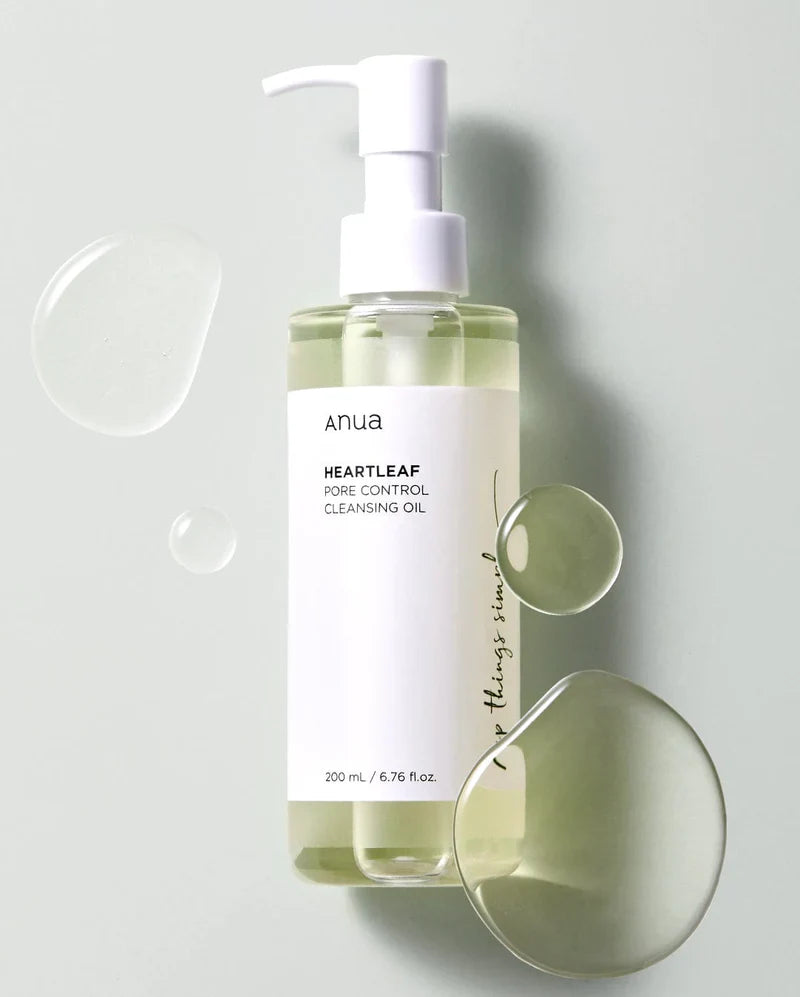 ANUA Heartleaf Pore Control Cleansing Oil – 200ml, Deep Cleansing & Pore Refining