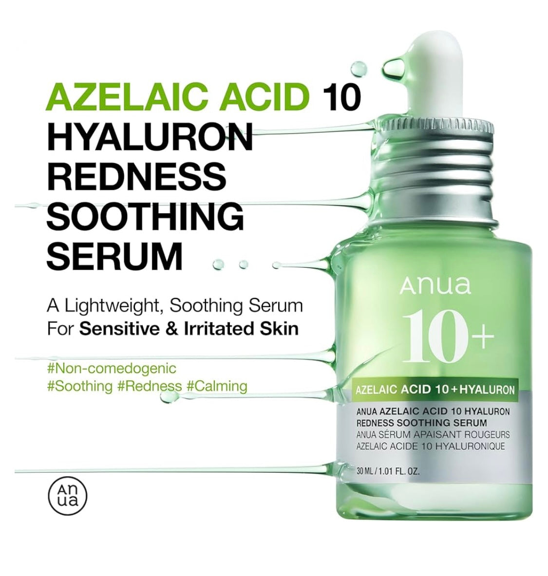 ANUA Ultimate Spot Duo: Azelaic Acid + 10% Niacinamide + 4% TXA Dark Spot Correcting Serum