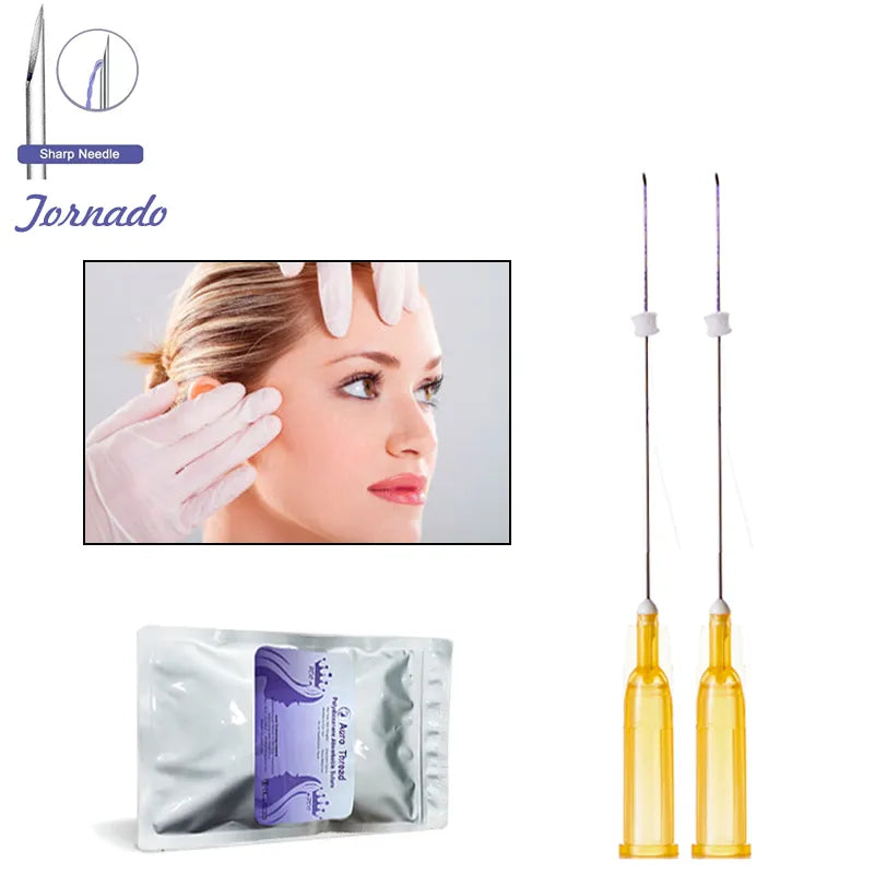 Hot Sell High Quality Tornado Thread 26/27G PDO PCL PLLA Thread For Lip Contour