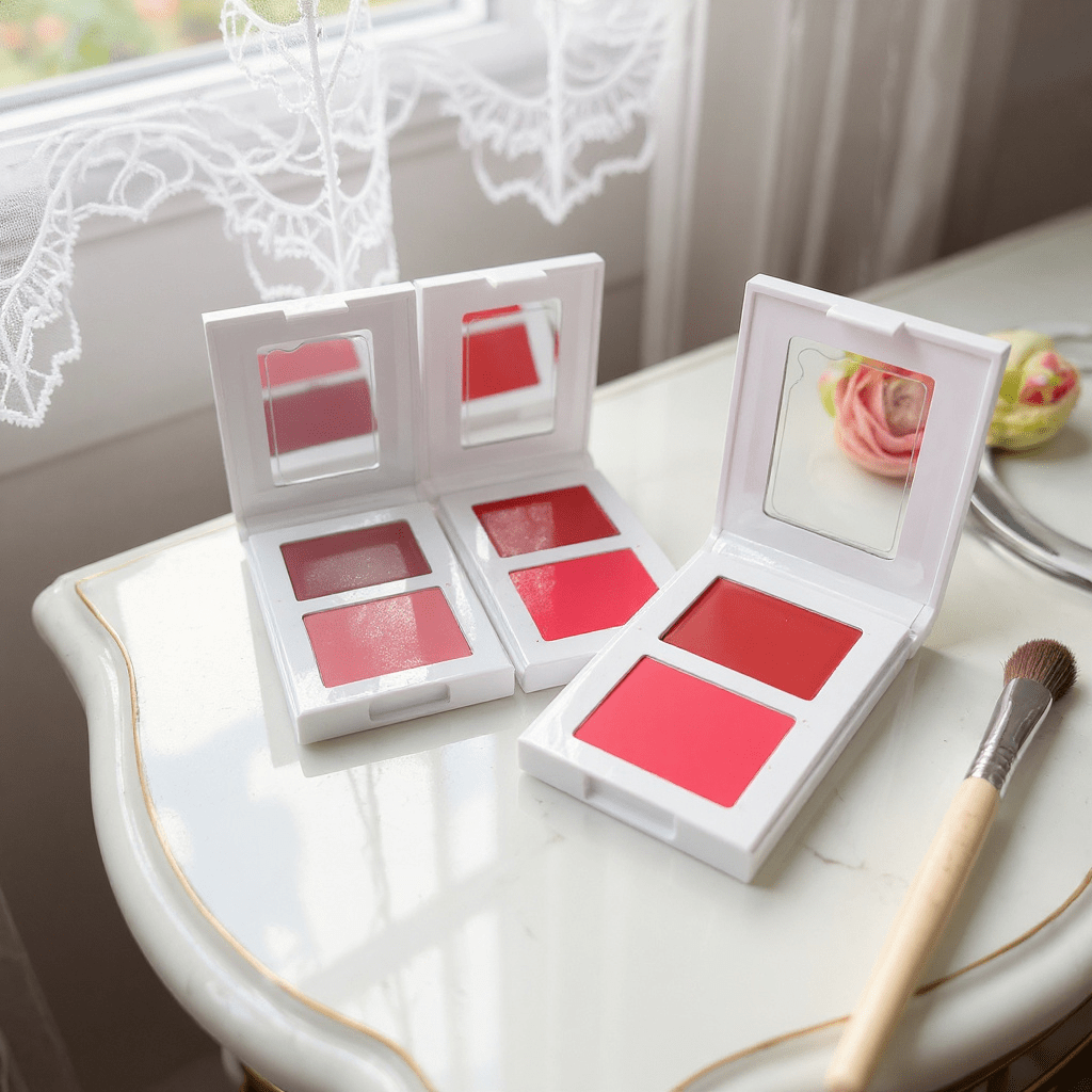 FencyGrace Double Pigmented Blush – Cream & Powder, Vegan & Natural Makeup