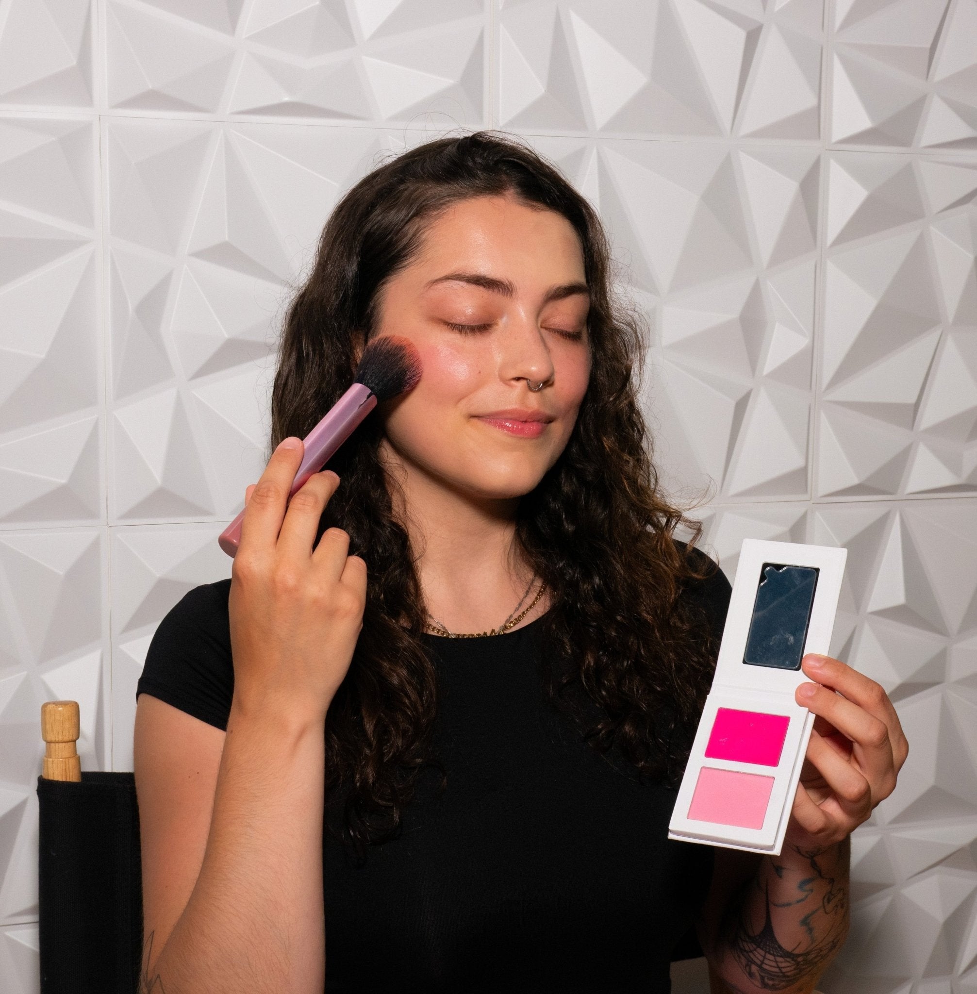 FencyGrace Double Pigmented Blush – Cream & Powder, Vegan & Natural Makeup