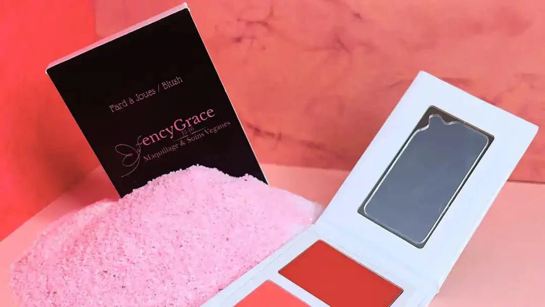 FencyGrace Double Pigmented Blush – Cream & Powder, Vegan & Natural Makeup