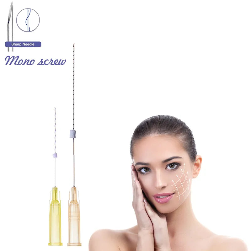 Factory Wholesale High-Quality Mono Screw Thread – PDO, PCL & PLLA 26G–30G for Frown Lines