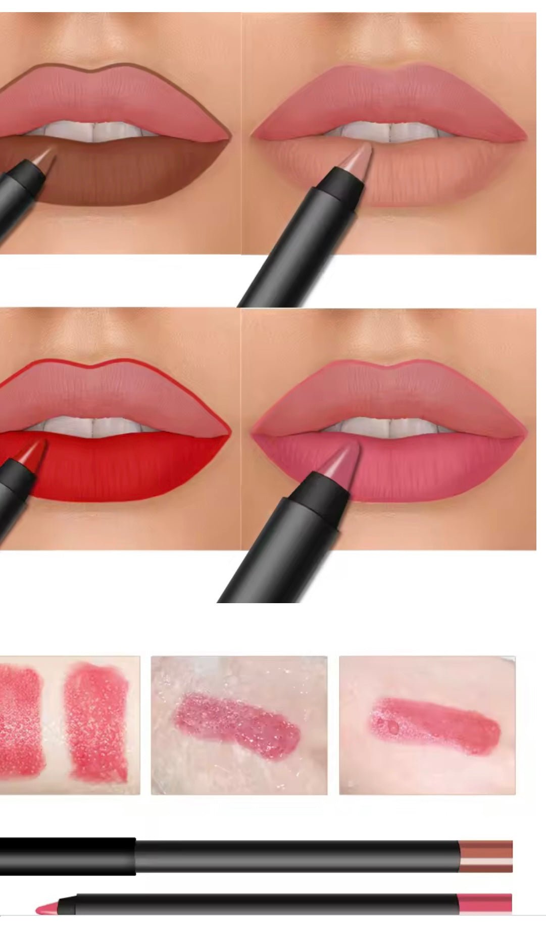 FencyGrace Line Loud Matte Lip Crayon – Bold, Vegan & Waterproof