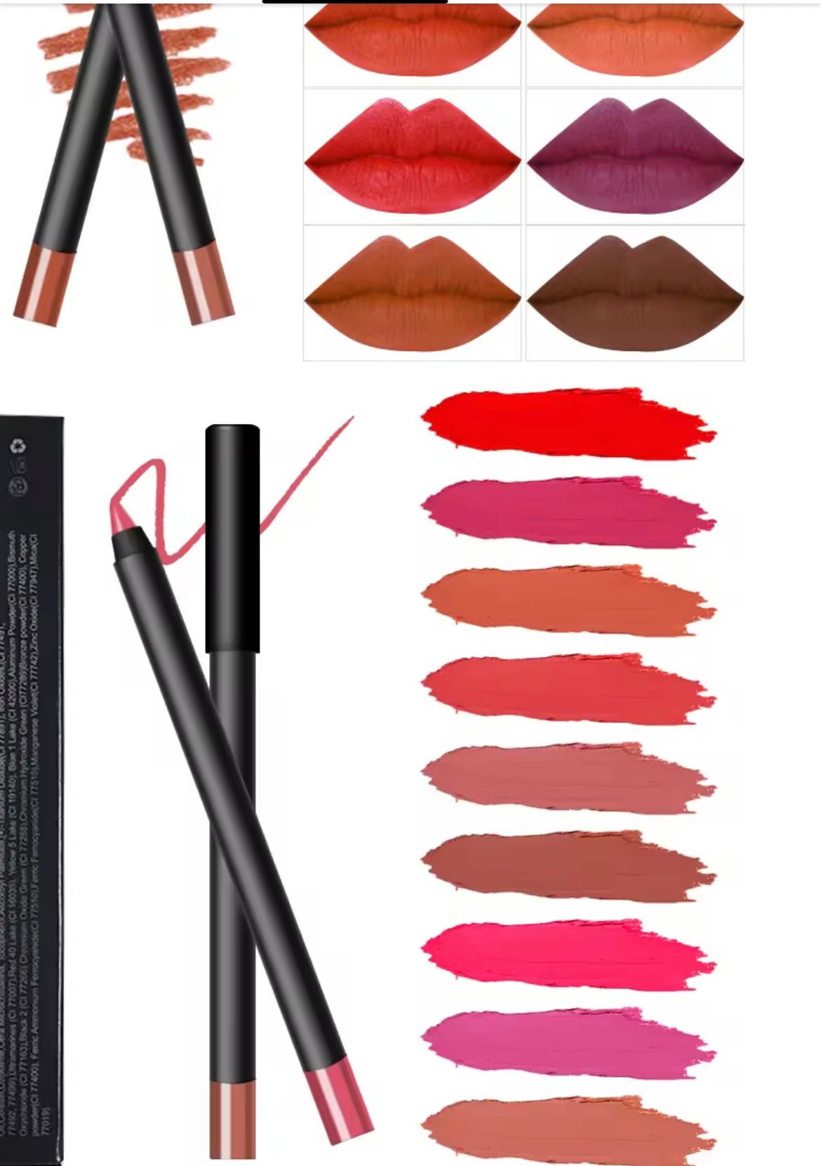 FencyGrace Line Loud Matte Lip Crayon – Bold, Vegan & Waterproof