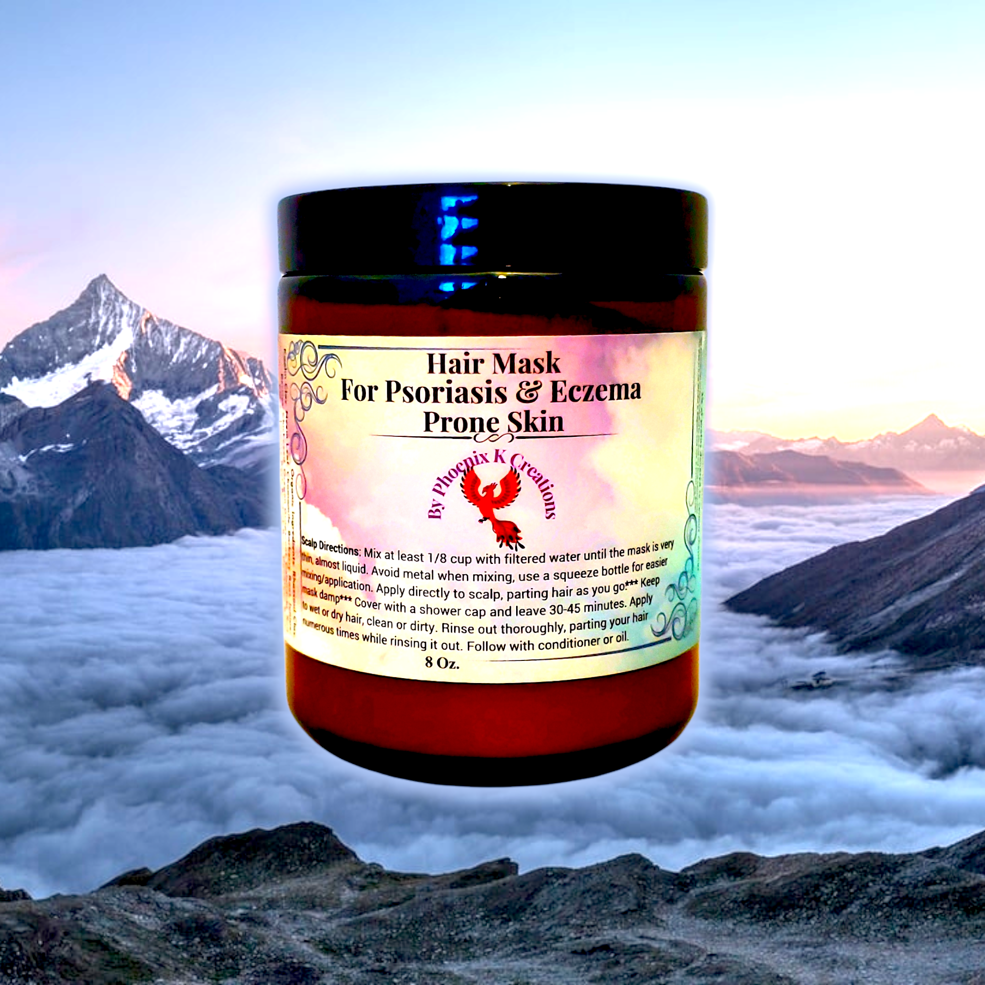 Organic Psoriasis & Eczema Hair & Scalp Mask – Soothing, Hydrating, and Anti-Inflammatory Treatment